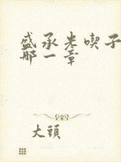 盛承光吃子时奶哪一章