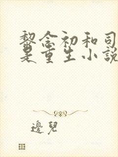 黎念初和司慕城是重生小说