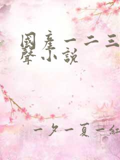 国产一二三区有声小说