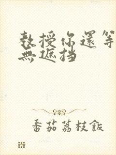 教授你还等什么无遮挡