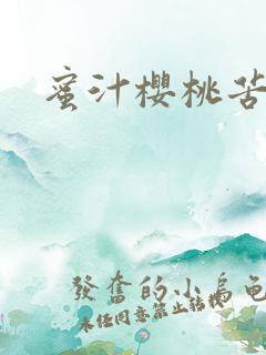 蜜汁樱桃苦咖啡