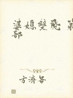 婆媳双飞 第一部