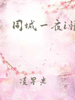 同城一夜i情