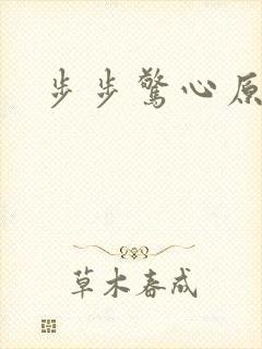 步步惊心原著