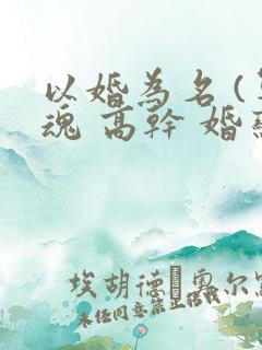 以婚为名 (军魂 高干 婚恋)
