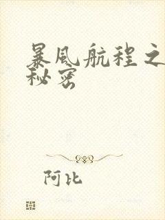 暴风航程之南海秘密