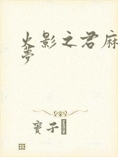 火影之君麻吕的梦