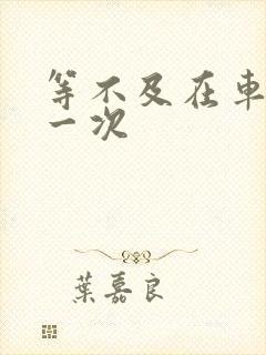 等不及在车里做一次