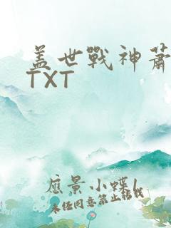 盖世战神萧破天TXT