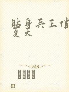 贴身兵王俏总裁夏天