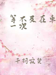 等不及在车里做一次