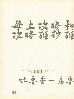 母上攻略和韵母攻略谁抄谁