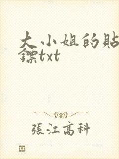 大小姐的贴身保镖txt