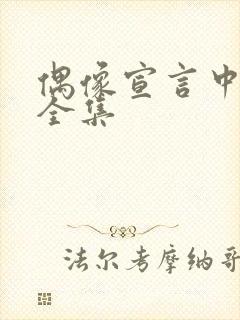 偶像宣言中文版全集