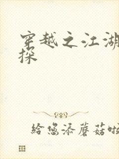 穿越之江湖女侦探