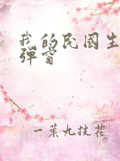 我的民国生涯无弹窗