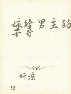 嫁给男主的病秧子哥