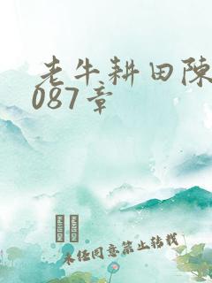 老牛耕田陈雪1087章