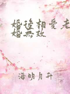 婚后相爱老婆离婚无效