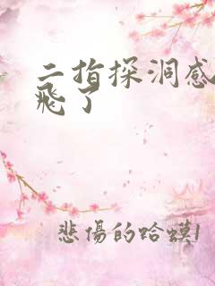 二指探洞感觉要飞了