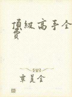 顶级高手全文免费