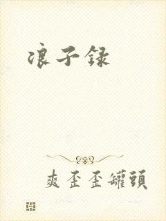 浪子录