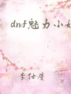 dnf魅力小妞