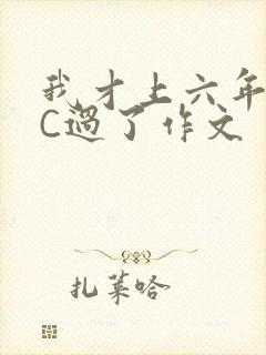 我才上六年级就C过了作文