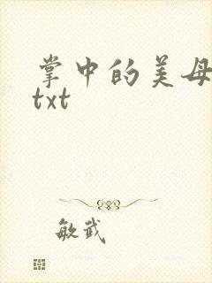 掌中的美母版主txt