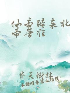 仙帝归来北斗仙帝唐准