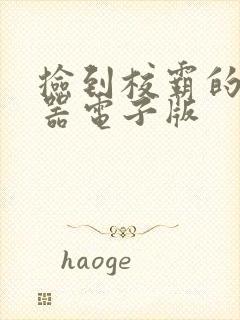 捡到校霸的遥控器电子版