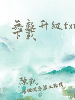 无敌升级txt下载