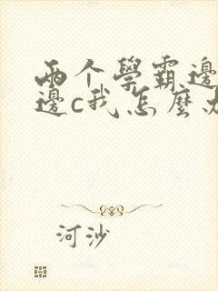 两个学霸边做题边c我怎么办