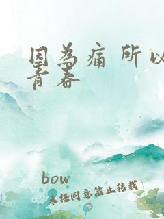 因为痛 所以叫青春