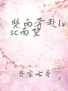 双向奔赴1v1sc南望