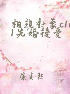相亲对象c1v1先婚后爱