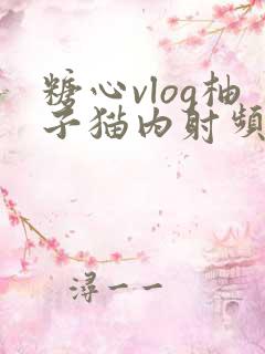 糖心vlog柚子猫内射频