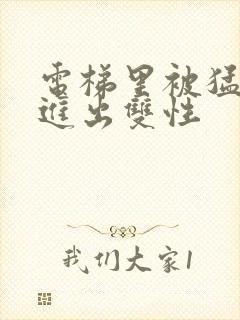 电梯里被猛烈的进出双性