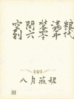 空间装满粮食回到六零年代