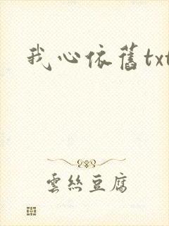 我心依旧txt