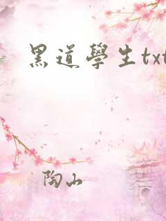 黑道学生txt