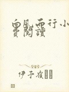 向风而行小说免费阅读