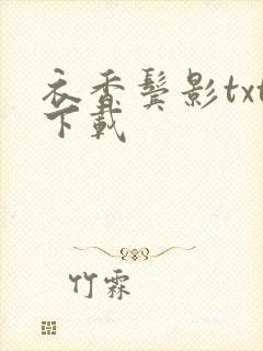 衣香鬓影txt下载