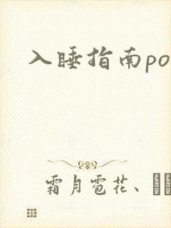 入睡指南po