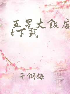 五星大饭店txt下载