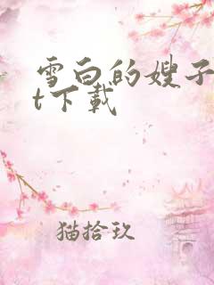 雪白的嫂子txt下载