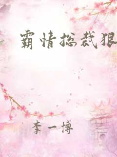 霸情总裁狠狠爱