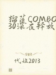 榴莲COMBO30深夜释放自己
