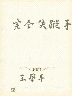 完全失踪手册