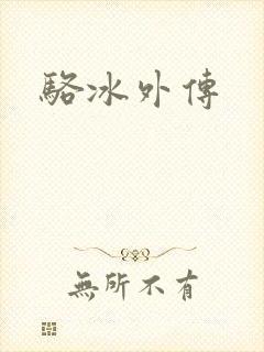 骆冰外传